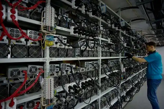 A high-performance mining rig showcasing its setup and aesthetics